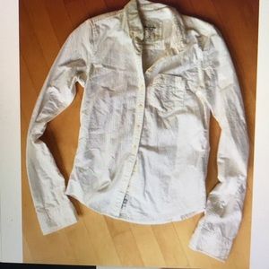 XSmall Abercrombie & Fitch buttondown shirt white